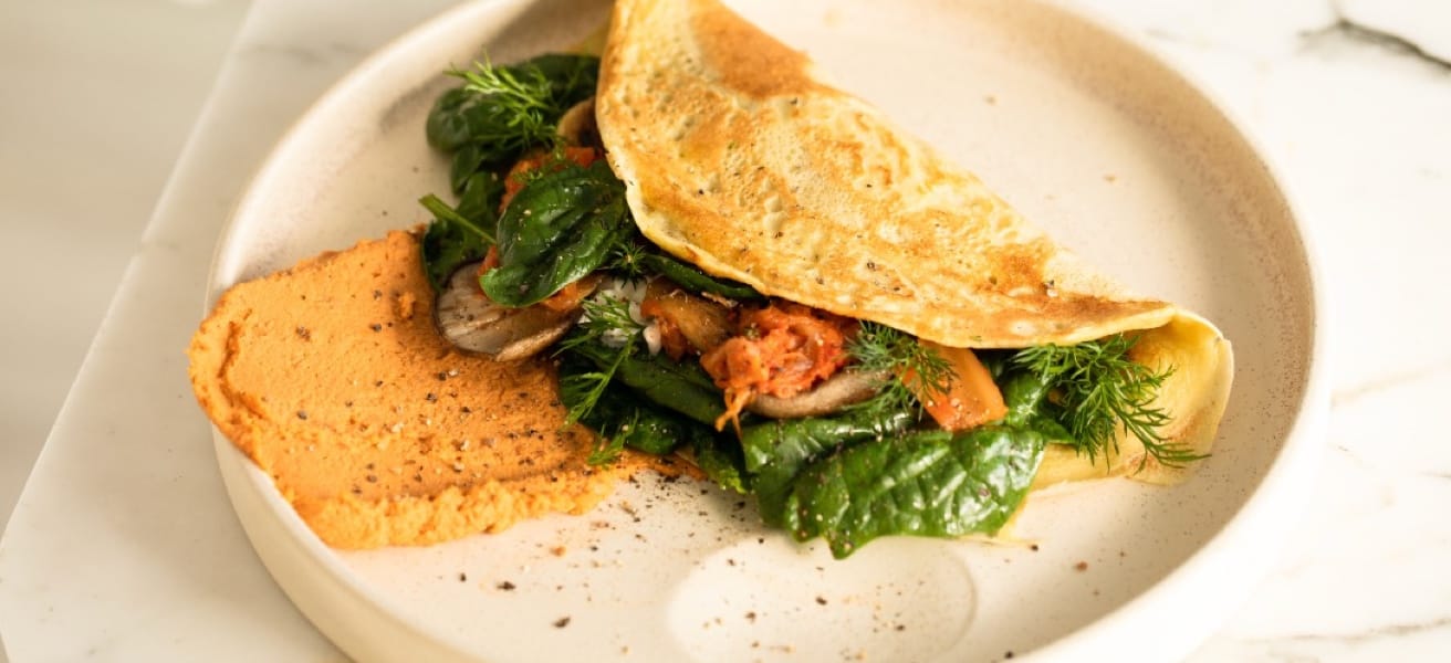Image of a food(omlette)
